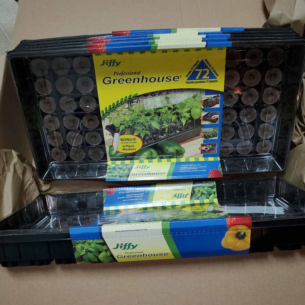 Jiffy greenhouse 72 pods